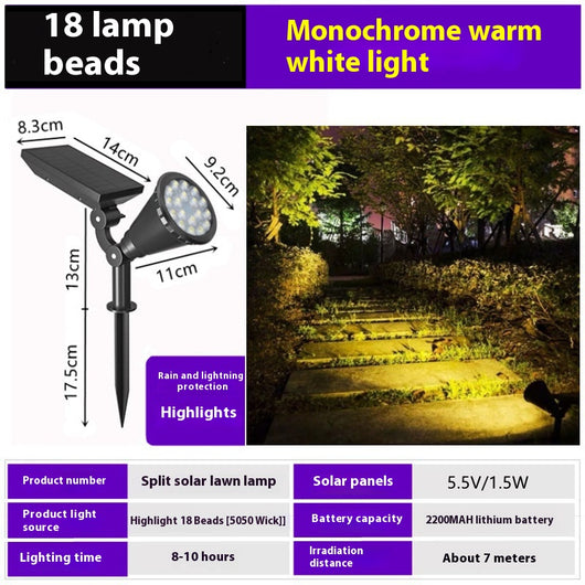 Lámpara Solar LED para Jardín - Iluminación Exterior Súper Brillante e Impermeable - Image 12