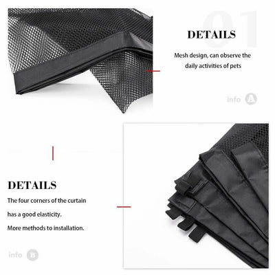 Corral Portátil de Nylon para Perros - Valla de Aislamiento Plegable - Image 10
