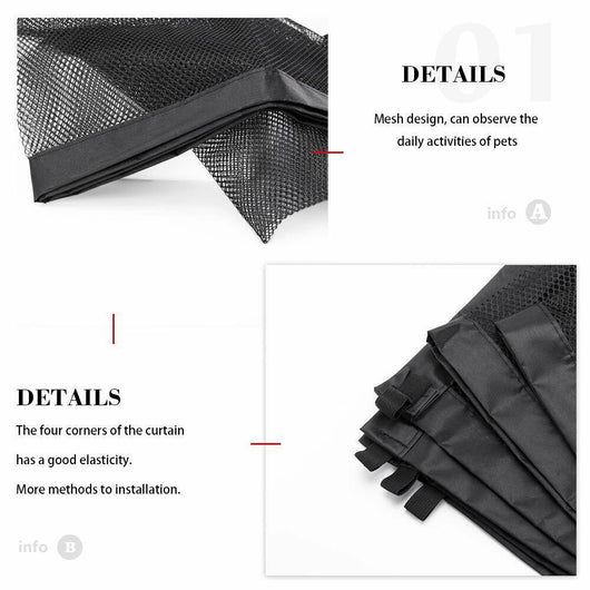 Corral Portátil de Nylon para Perros - Valla de Aislamiento Plegable - Image 10