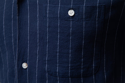 Camisa Cubana de Rayas en Algodón para Hombre - Image 16