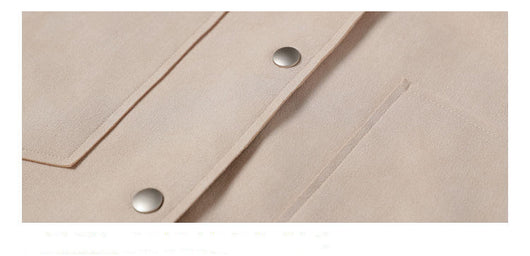 Chaqueta Corta de Ante Sintético con Forro Polar para Mujer - Image 15