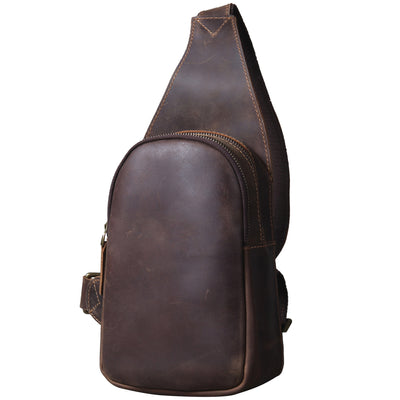 Mochila Bandolera Retro Artesanal para Hombre - Image 8