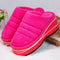 Winter Home Slippers with High Heel, Thick Sole, and Non-Slip