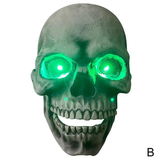Máscara de Látex Calavera con Boca Móvil para Halloween - Disfraz de Asesino Aterrador - Image 7