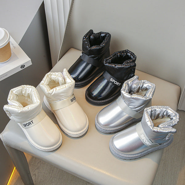 Botas de Nieve Impermeables para Niños y Niñas con Suela Antideslizante