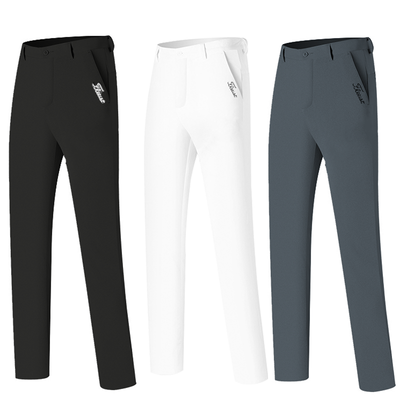 Pantalones de Golf Elásticos Secado Rápido sin Planchado para Hombre