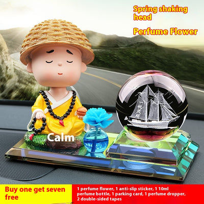 Adorno Perfumado para Auto con Cabeza Móvil y Cristal Tallado - Image 20