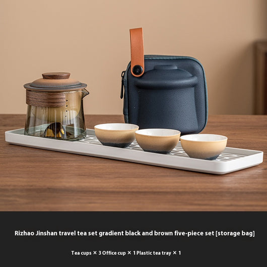 Juego de Té Portátil Rizhao Jinshan - Set Completo para Viajeros - Image 9