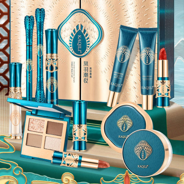 Kit de Maquillaje Portátil Profesional 12 Piezas