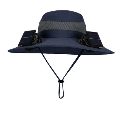 Gorro Ventilado con Doble Ventilador Solar para Hombre - Outdoor y Montaña - Image 8