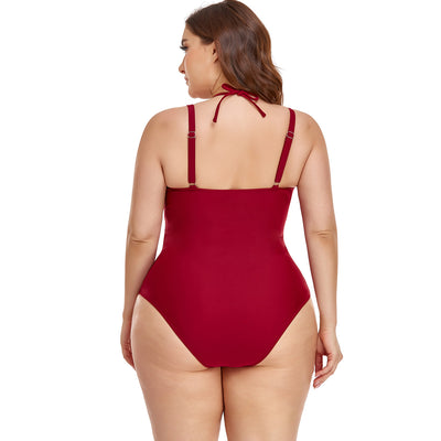 Bikini Triangular de Color Sólido con Cintura Ajustable - Image 8