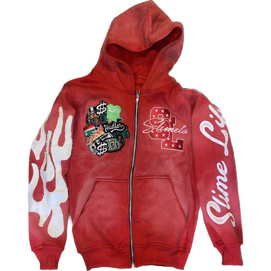 Sudadera con Capucha y Estampado Bordado para Hombre - Image 10