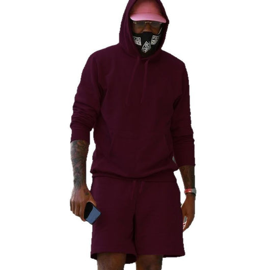 Conjunto de Sudadera y Shorts con Forro Polar para Hombre - Image 6