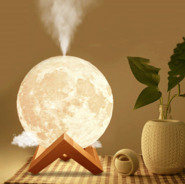 Humidificador Lunar con Luz Nocturna y Difusor de Aromas