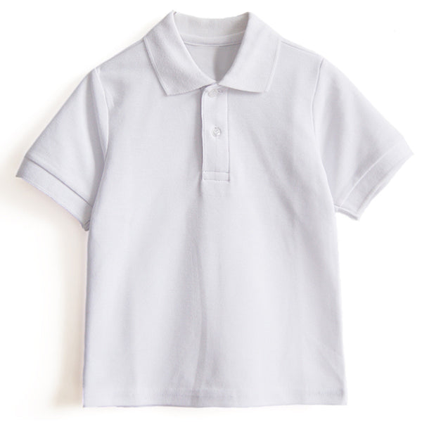 Polo Infantil de Algodón Puro con Cuello Clásico