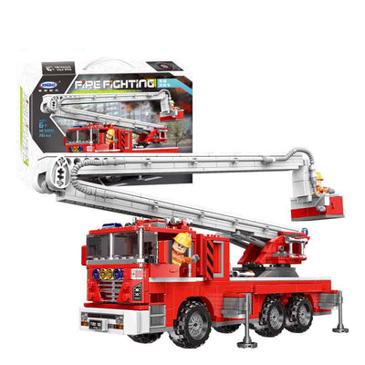 Juego de Bloques de Construcción Camión de Bomberos - Image 10