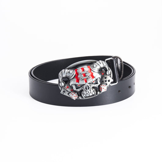 Cinturón de Cuero con Diseño Calavera Minimalista - Image 19