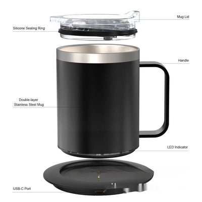 Taza Térmica Inteligente con Calentamiento Automático - Image 2