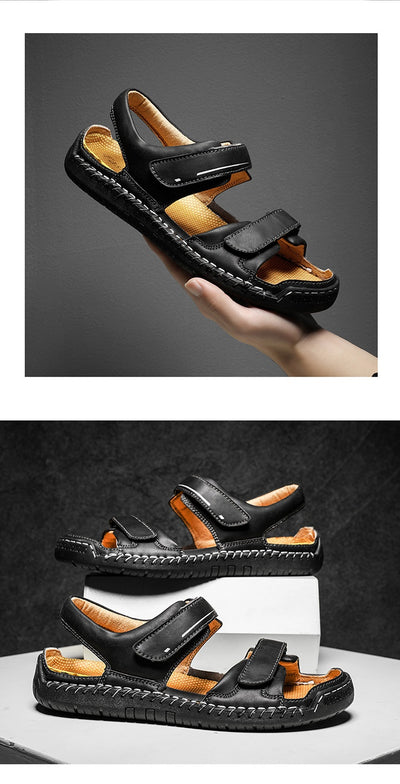 Sandalias de Cuero para Hombre Estilo Casual Moderno - Image 21