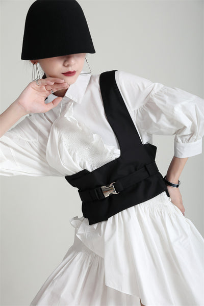 Falda Camisera Midi de Diseño Exclusivo y Estilo Oscuro - Image 3