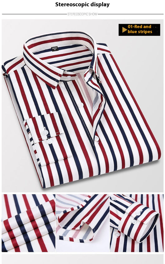 Camisa Casual Slim Fit de Manga Larga para Hombre - Image 19
