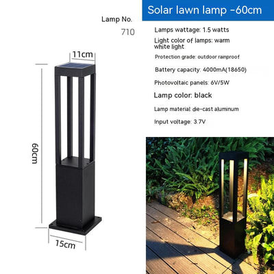 Lámpara Solar LED para Jardín - Iluminación Exterior Impermeable - Image 15
