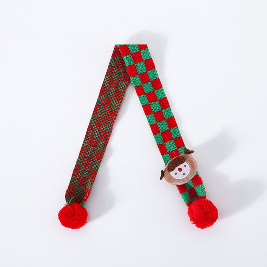 Bufanda y Gorro Navideño para Mascotas - Lana Tejida con Diseño Copo de Nieve y Papá Noel - Image 6