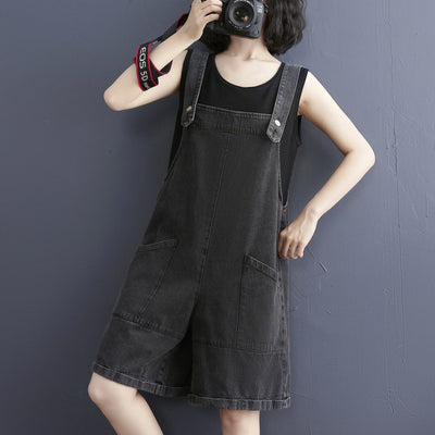 Shorts Vaquero Talla Grande con Tirantes - Estilo Literario - Image 14