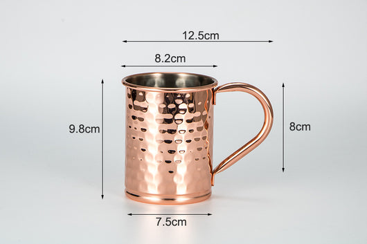 Vaso Cóctel Acero Inoxidable 304 con Textura Martillada - Image 9