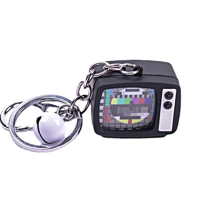 Llavero Miniatura TV Retro Terror Halloween - Accesorio Coleccionable