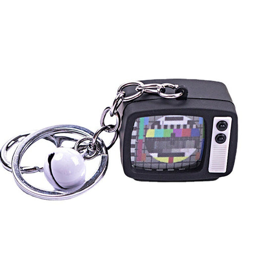 Llavero Miniatura TV Retro Terror Halloween - Accesorio Coleccionable