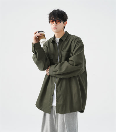 Camisa Jacket Casual Oversize para Hombre - Talla Grande - Image 33