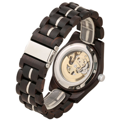 Reloj Automático para Hombre con Esfera Calada de Estilo Romano - Image 6