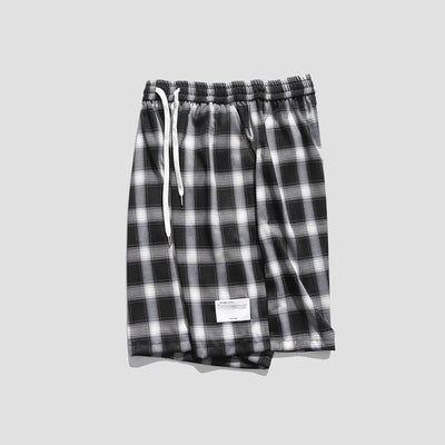 Shorts a Cuadros Negro y Blanco para Hombre - Estilo Tendencia - Image 8