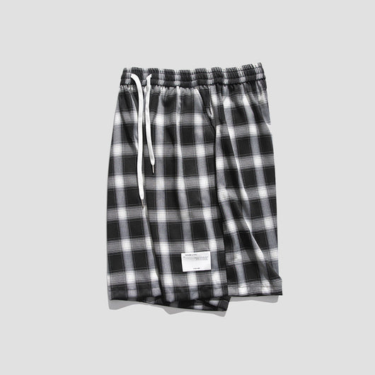 Shorts a Cuadros Negro y Blanco para Hombre - Estilo Tendencia - Image 8