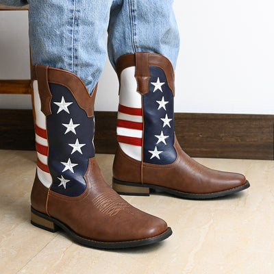 Bota Vaquera Occidental Estrella de Cinco Puntas para Hombre - Image 18