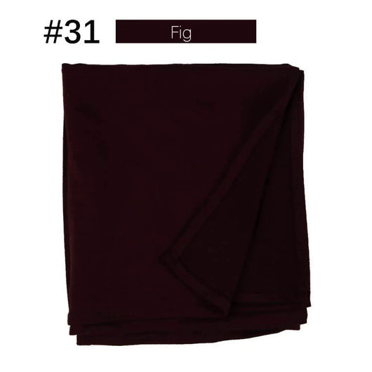 Bufanda de Jersey de Algodón Mercerizado con Puntas Cerradas - Image 36