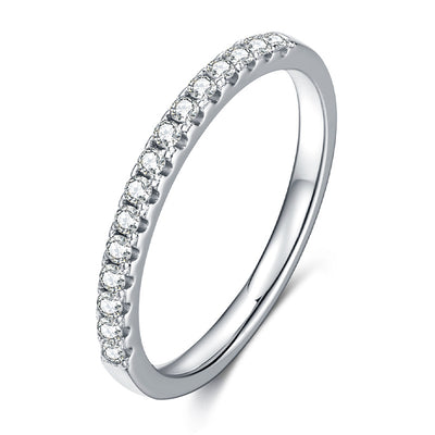 Anillo de Moissanita con Diseño Moderno Estilo Ins - Image 10
