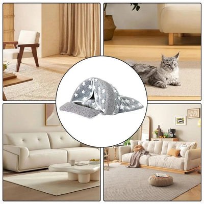 Cama Nido Térmico para Gatos - Saco de Invierno Acogedor con Diseño de Cueva - Image 10