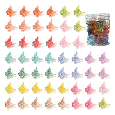 Pinzas Mariposa Glitter Mini - Set de 50 Clips Brillantes Y2K en 14 Colores - Image 5