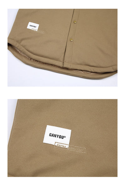 Chaqueta Cálida de Algodón con Bolsillos Dobles para Hombre - Image 14