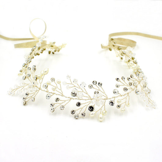 Tocado de Perlas para Novia - Adorno Elegante para Boda - Image 9
