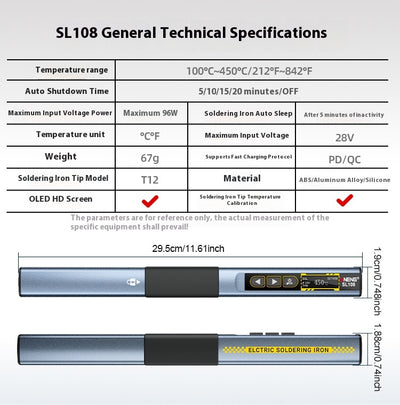 Soldadora Portátil Inteligente de Alta Potencia con Control de Temperatura - Image 14