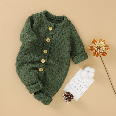 Enterizo de Bebé con Botones Frontales - Diseño Liso y Cómodo - Image 11