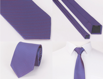 Corbata Formal de Poliéster 8CM con Rayas Corduroy - Corbatas Ejecutivas para Hombre - Image 12
