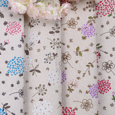 Tela Estampada de Kapok, Algodón y Cáñamo Blendado - Image 4