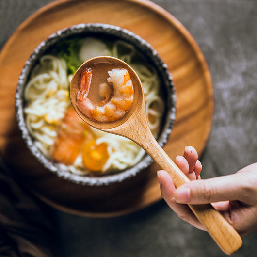 Cuchara de Madera de Haya Estilo Japonés con Mango Largo - Image 8