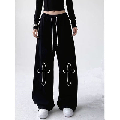 Pantalón Deportivo Cintura Alta con Cordón Estilo Hot Girl Hiphop - Image 23