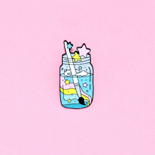 Insignia Botella de Tinta Kawaii en Aleación - Diseño Creativo - Image 2