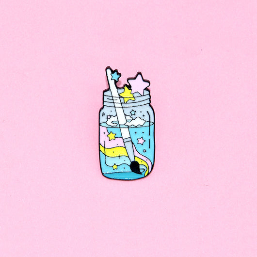 Insignia Botella de Tinta Kawaii en Aleación - Diseño Creativo - Image 2